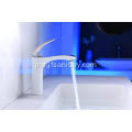 Fesyen White White Hole Basin Faucet